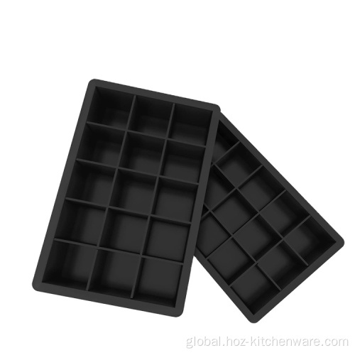 Trays Molds for Whiskey and Cocktail Silicone Ice Cube Trays Molds Manufactory